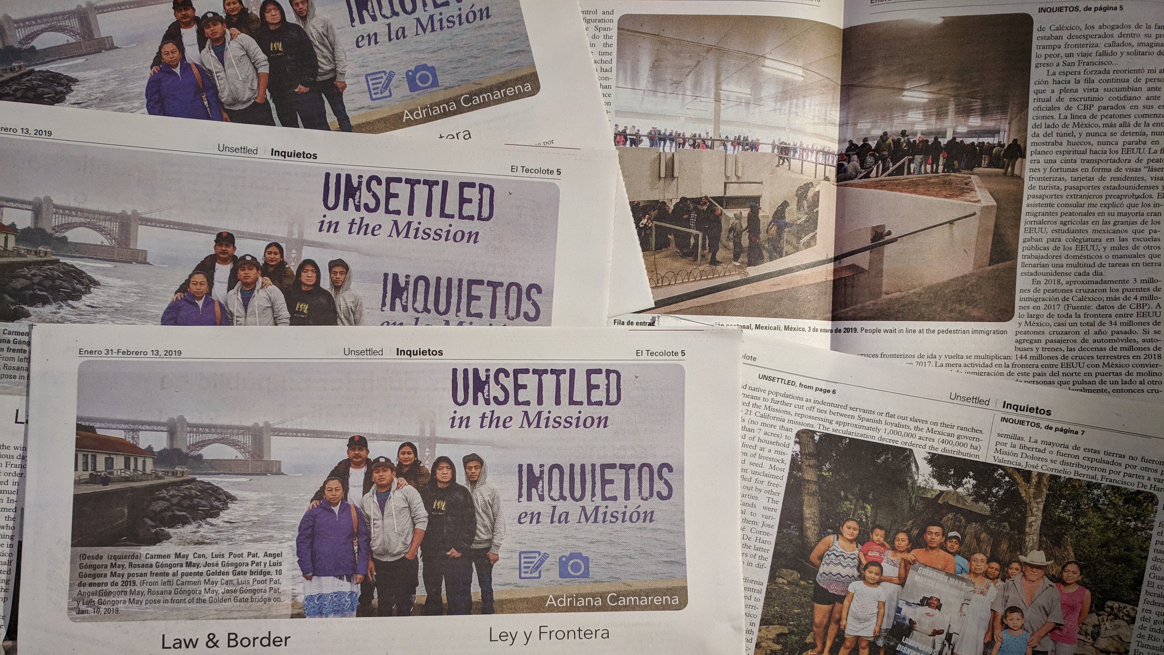 Unsettled/ Inquietos: A collaboration with El Tecolote, the bilingual newspaper of the Mission!